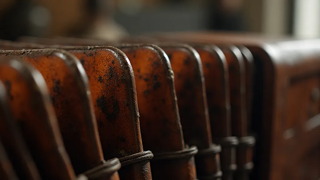 Antique accordion bellows