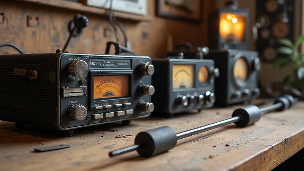 Vintage ham radio collection