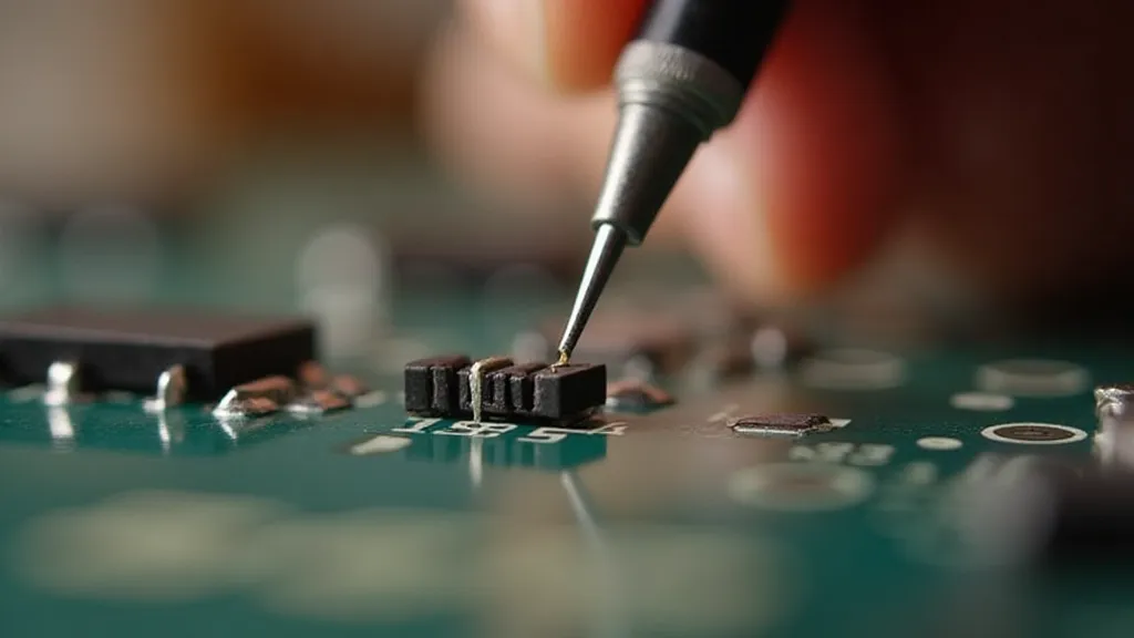 Soldering components onto an antenna circuit board