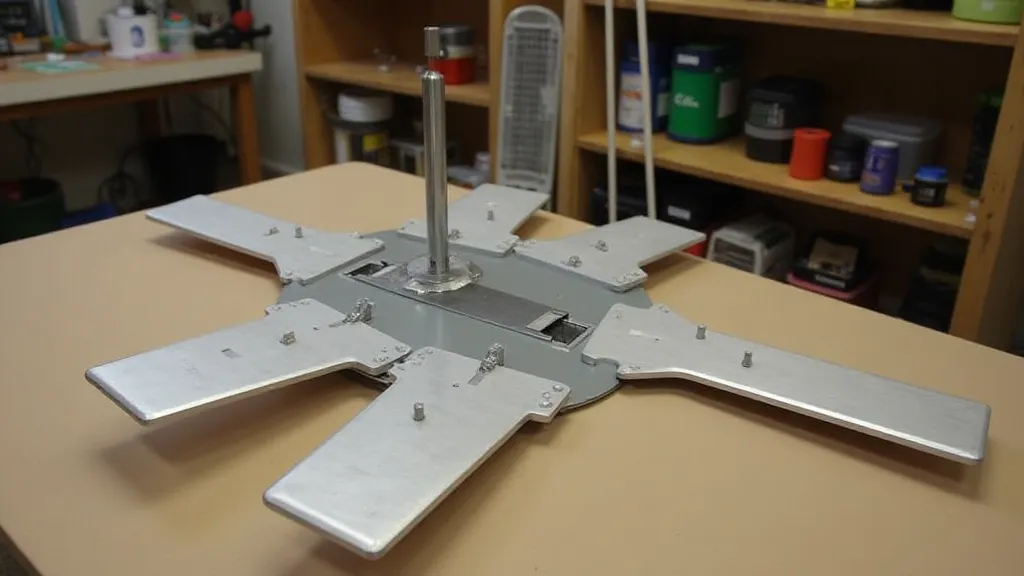 VHF ground plane antenna construction